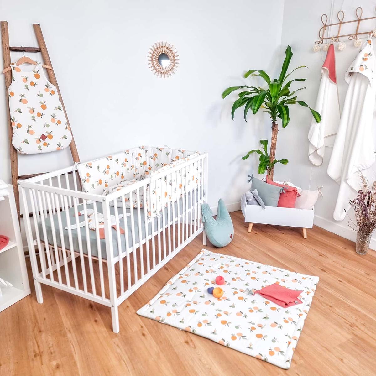 Protège carnet de santé bébé en coton, Clem thumbnail
