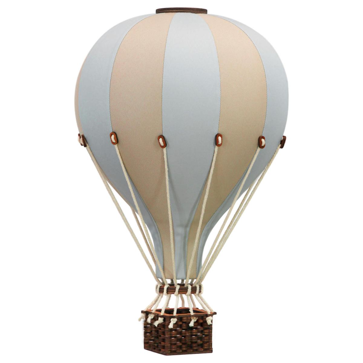 Montgolfière décorative Beige et bleu Beige S thumbnail
