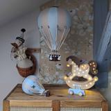Montgolfière décorative Beige et bleu Beige S thumbnail
