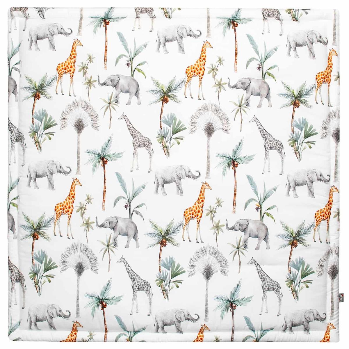 Tapis de parc, tapis d'éveil réversible, Safari thumbnail