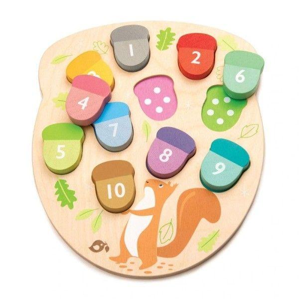Jouet en bois Puzzle Apprentissage  Chiffres thumbnail