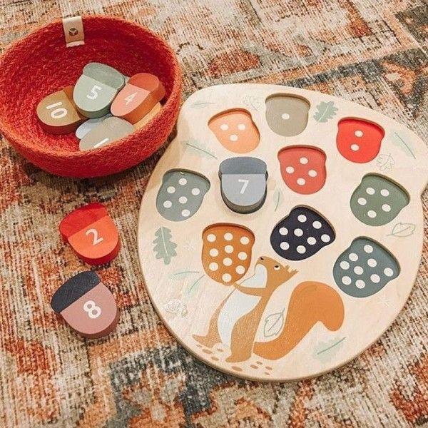 Jouet en bois Puzzle Apprentissage  Chiffres thumbnail