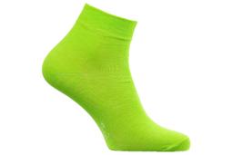 2 paires de chaussettes courtes 98% coton bio vert clair T35-38