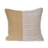Coussin jaune camel 40x40 en coton thumbnail