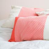 Coussin  orange corail 40x50 en  polyester thumbnail