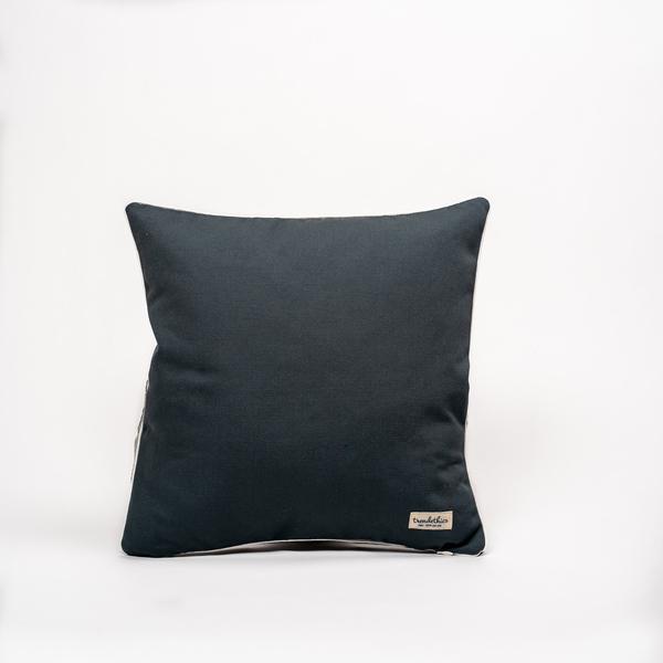 Coussin gris anthracite 40x40 en  polyester thumbnail