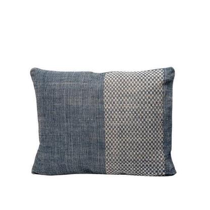 Coussin bleu calme 40x50 en coton
