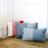 Coussin bleu calme 40x50 en coton thumbnail
