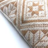 Coussin  marron caramel 40x50 en coton thumbnail