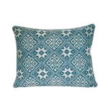 Coussin bleu gris 40x50 en coton thumbnail