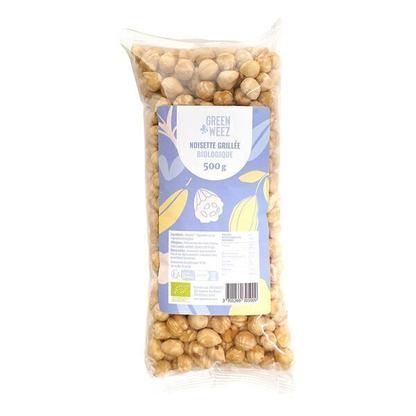 Noisettes décortiquées grillées nature Bio 500g