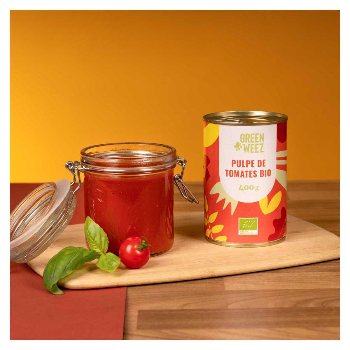 Tomates concassées Bio 400g thumbnail