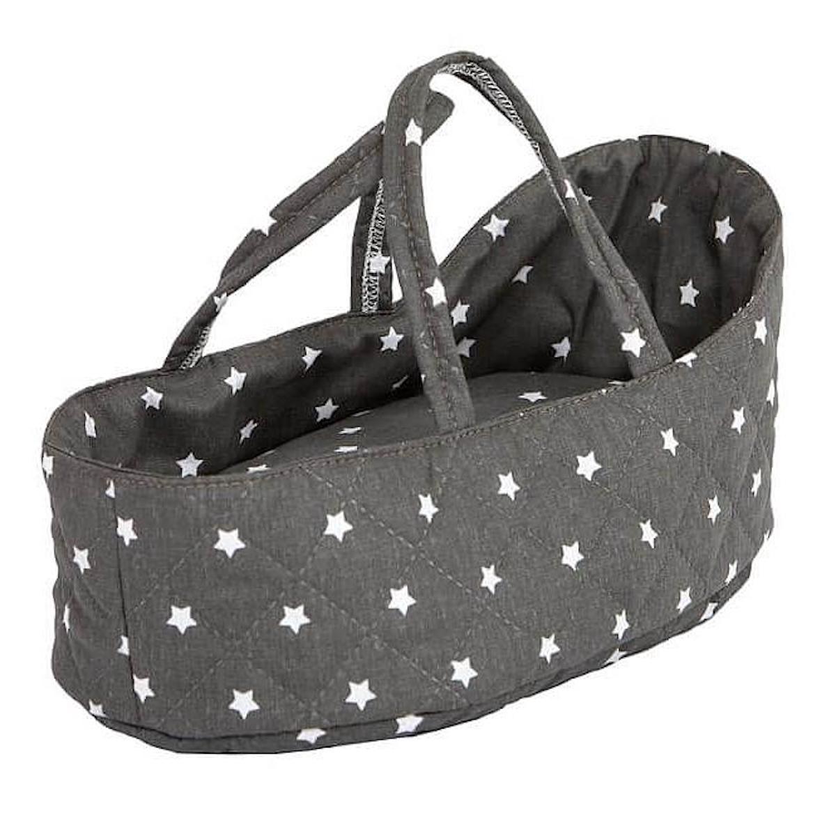 Couffin poupée 26 cm STARS gris thumbnail