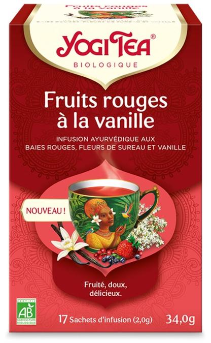 Infusion Fruits rouges à la vanille 17 sachets