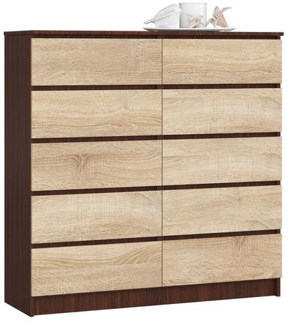 Dressoir K120 10 Tiroirs Clp - WENGÉ / SONOMA