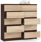 Dressoir K120 10 Tiroirs Clp - WENGÉ / SONOMA thumbnail