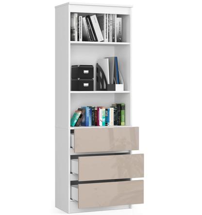 Étagère R60 Clp - Blanc / Capuccino Brillant