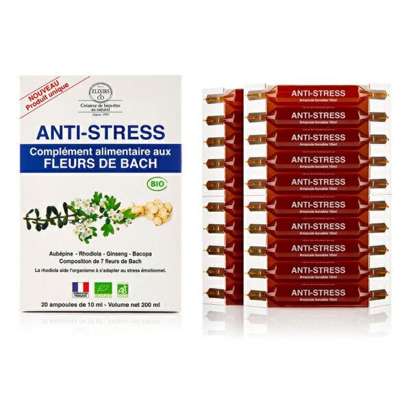 Ampoules aux fleurs de Bach Stress 20x10ml