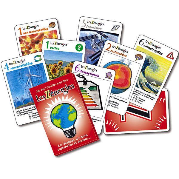 JEU DE CARTES 7 FAMILLES : LES ZENERGIES