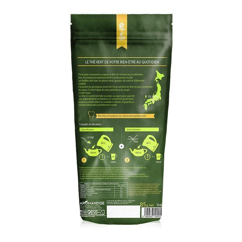 Thé vert bio japonais Sencha 85 g thumbnail