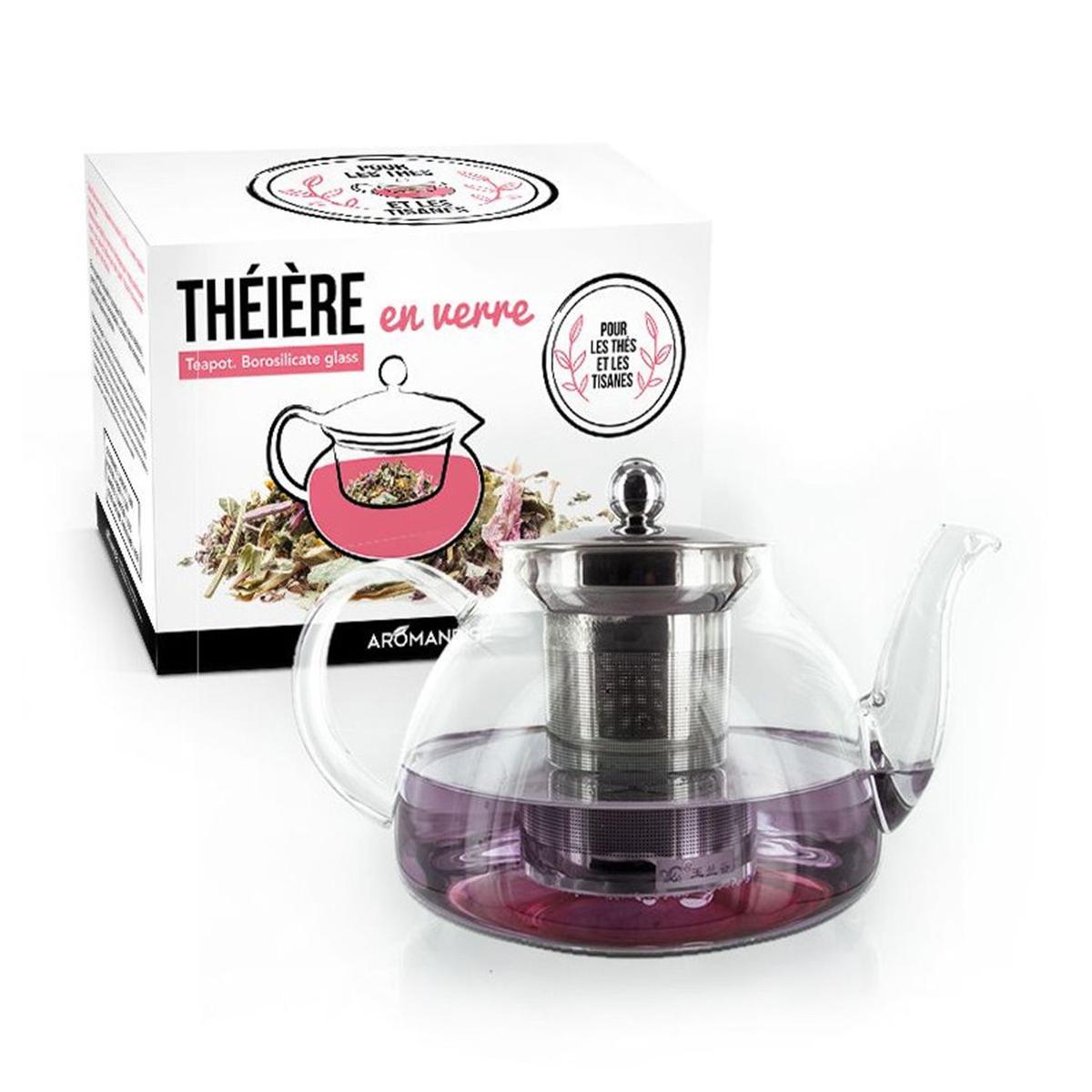 Théière en verre avec filtre en inox - 0,8 L thumbnail