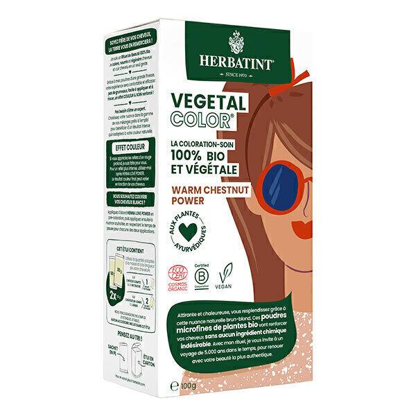 Soin colorant végétal Brun chaud 100g