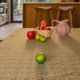 Nappe carrée en coton MONA doré thumbnail