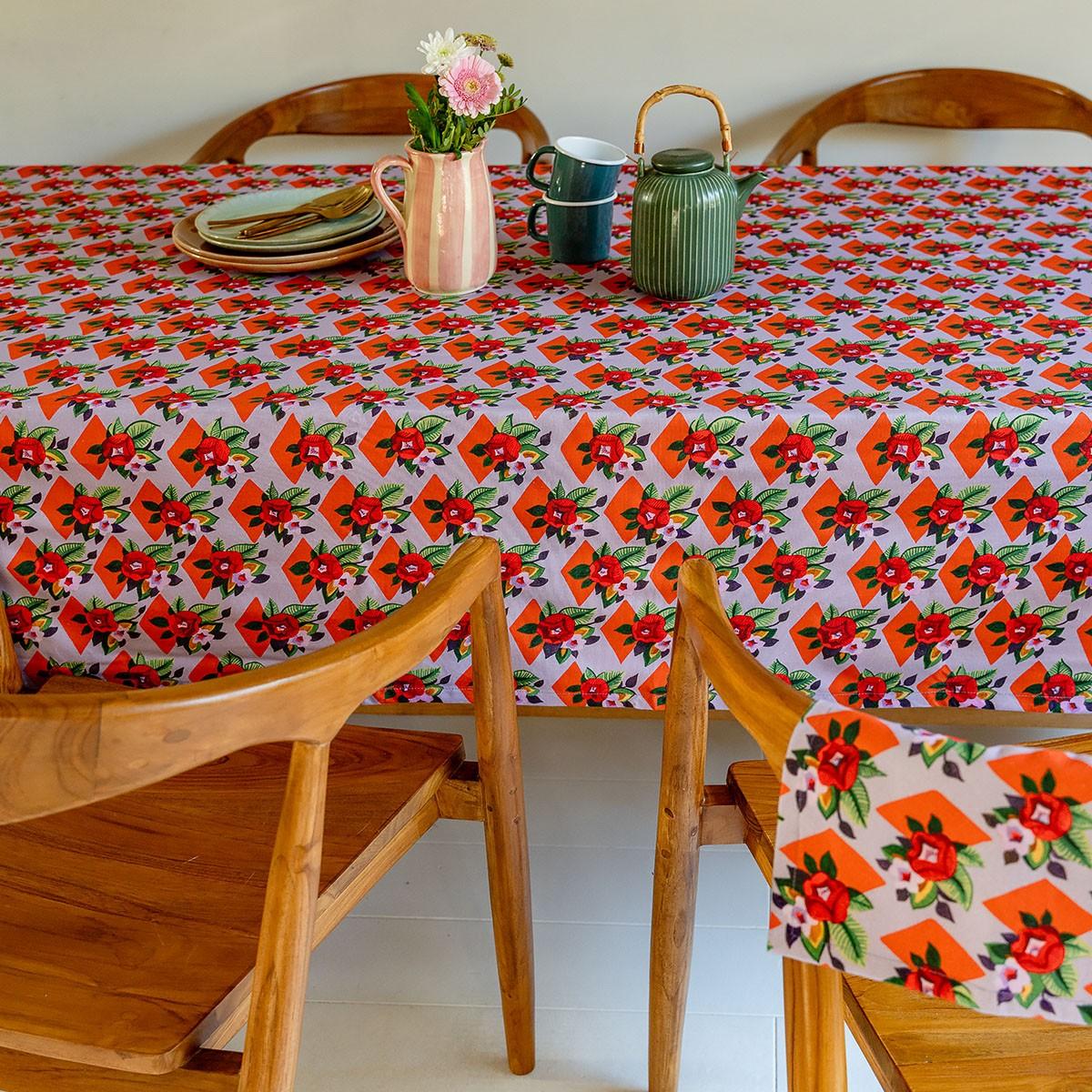 Nappe carrée en coton SUZIE lila thumbnail