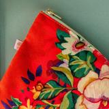 Pochette velours Mia orange thumbnail