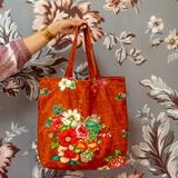Tote bag velours HANAMI cannelle thumbnail