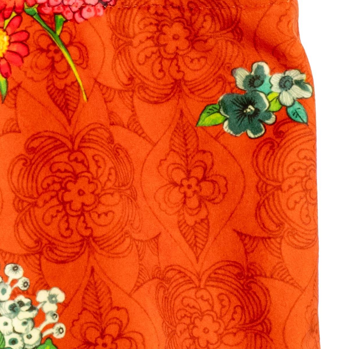 Tote bag velours HANAMI orange thumbnail