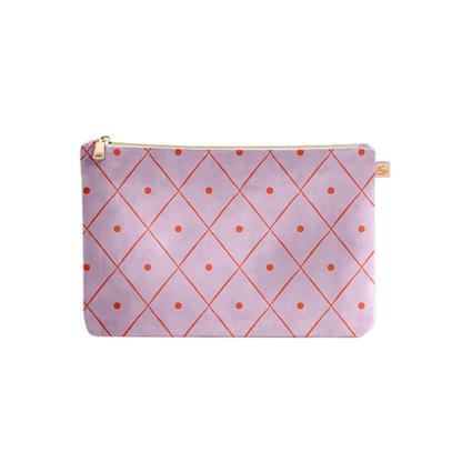 Porte-monnaie velours SAMBA lila