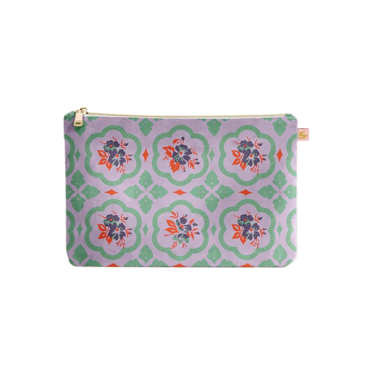 Porte-monnaie velours MONA lila thumbnail