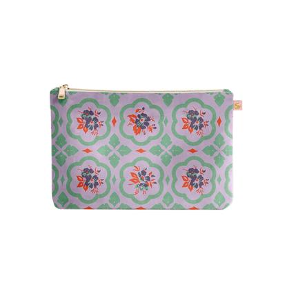 Porte-monnaie velours MONA lila