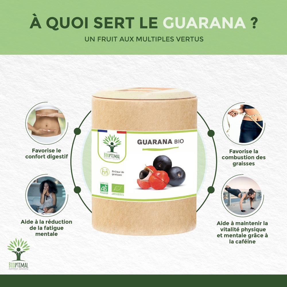 Guarana Bio - Complément alimentaire -  200 gélules thumbnail