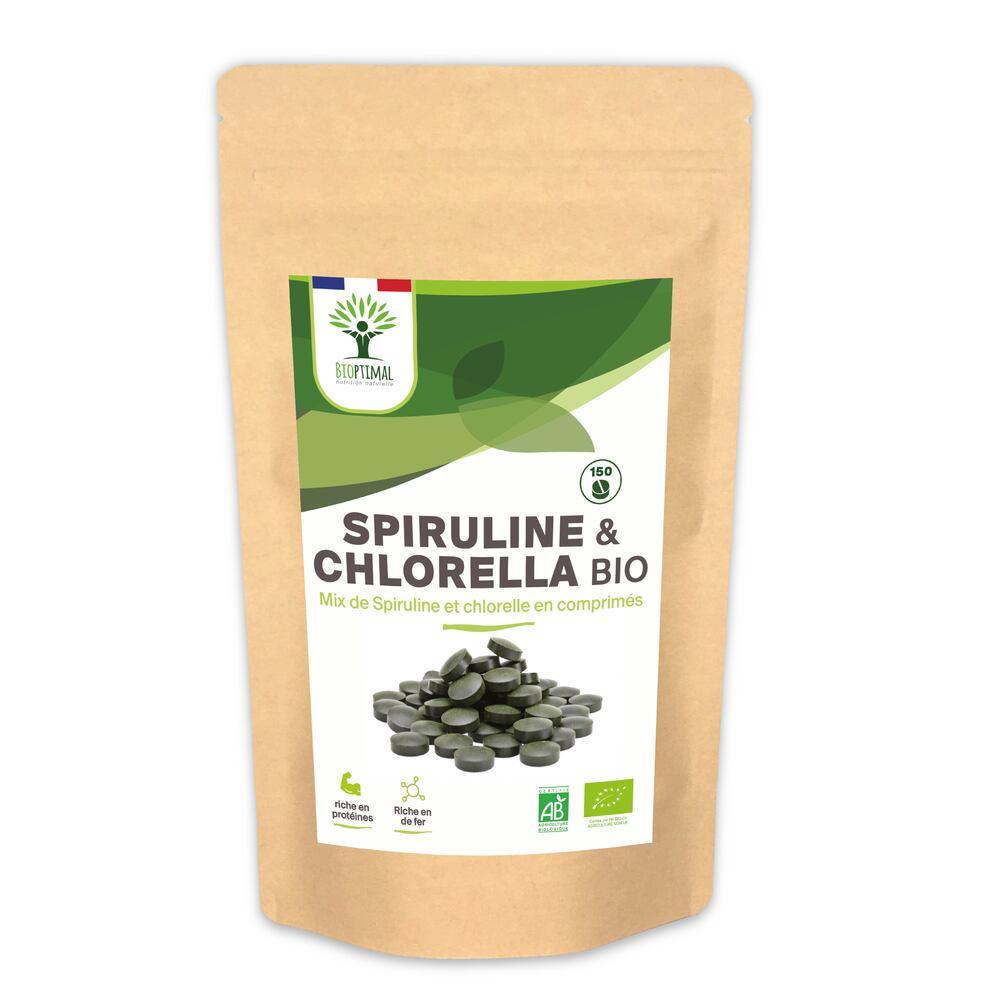 Spiruline & Chlorelle Bio - 150 Comprimés thumbnail