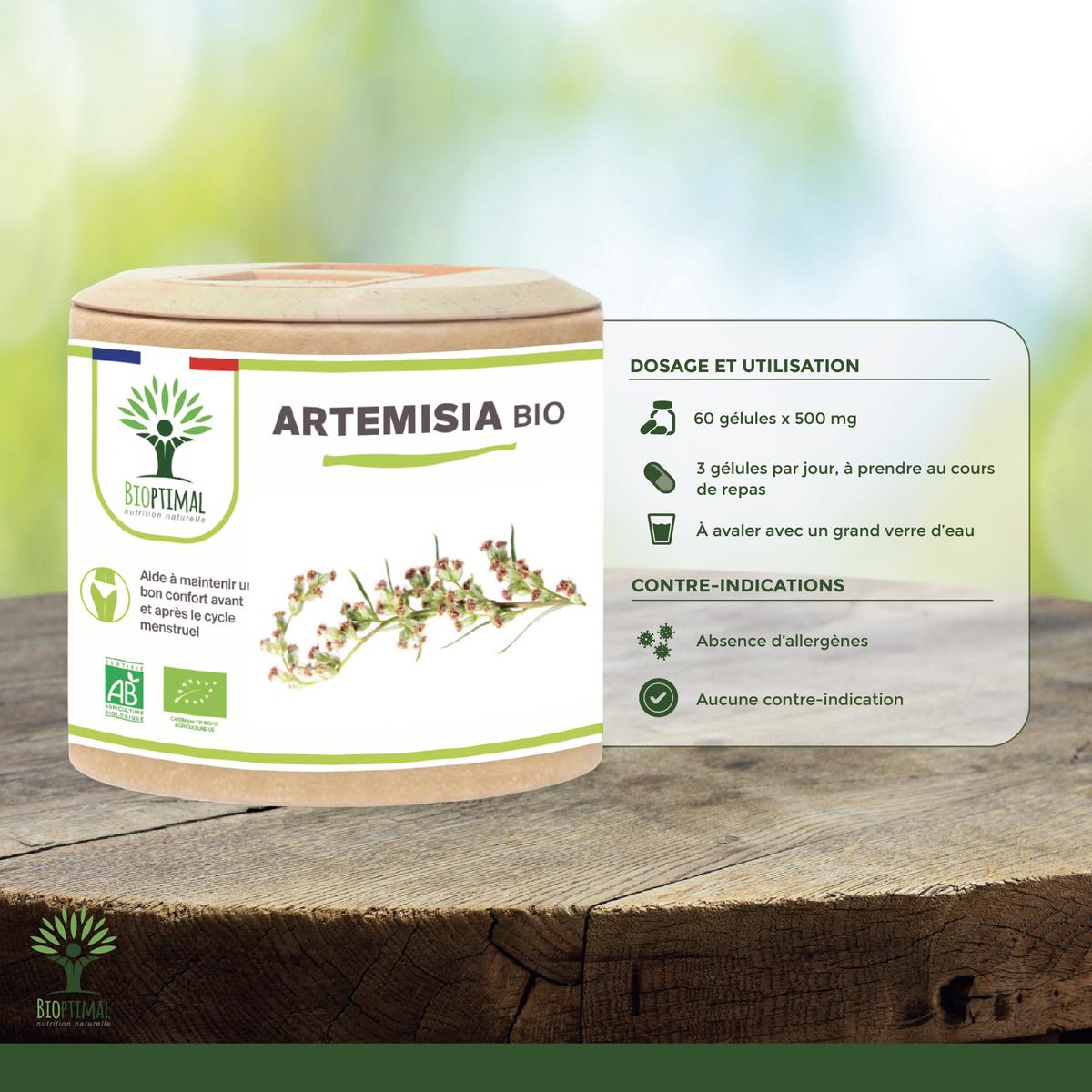 Artémisia bio - Complément alimentaire - 2X60gl thumbnail