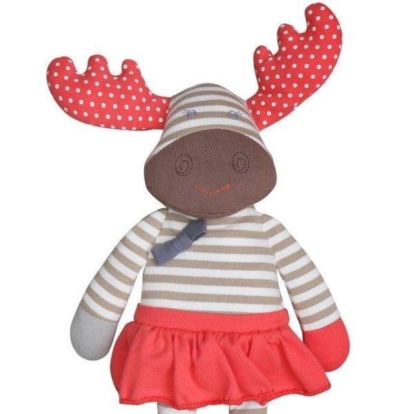 Doudou Peluche Coton Bio Apple Park Élan Fanny thumbnail