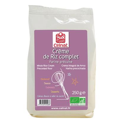 Crème de riz complet - Farine précuite bio 250g