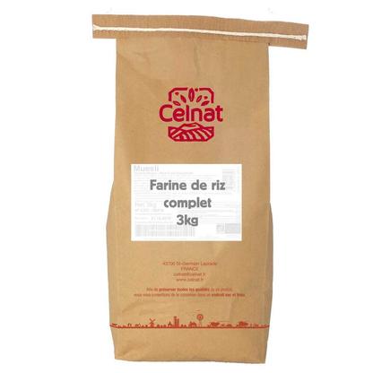 Farine de riz complet bio 3kg