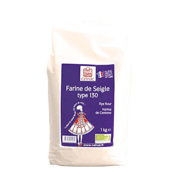 Farine de seigle origine France T130 bio 1kg