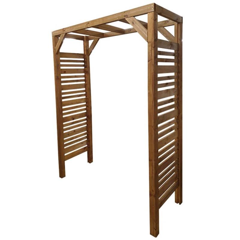Pergola teintée brun LIGN Z thumbnail