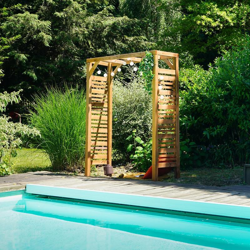 Pergola teintée brun LIGN Z thumbnail