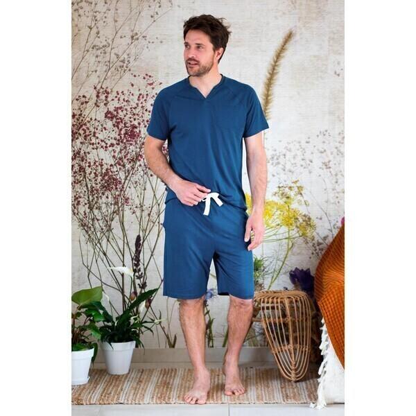 Short de pyjama homme en Coton Bio et TENCEL Sonora thumbnail