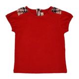 Tee-shirt Burberry - Rouge, 12 mois thumbnail