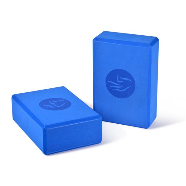 1 Brique de yoga Eva - 23 x 15 x 7.6 cm - Bleu