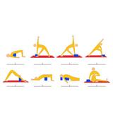 Bloc de yoga Eva fin - 30cm x 20cm x 2,8cmPrune thumbnail