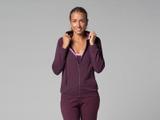 Sweat Capuche Femme - BioPrune - S thumbnail