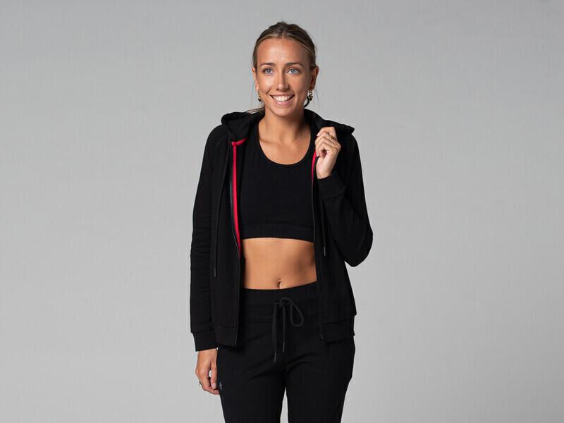 Sweat Capuche Femme - BioNoir - M thumbnail
