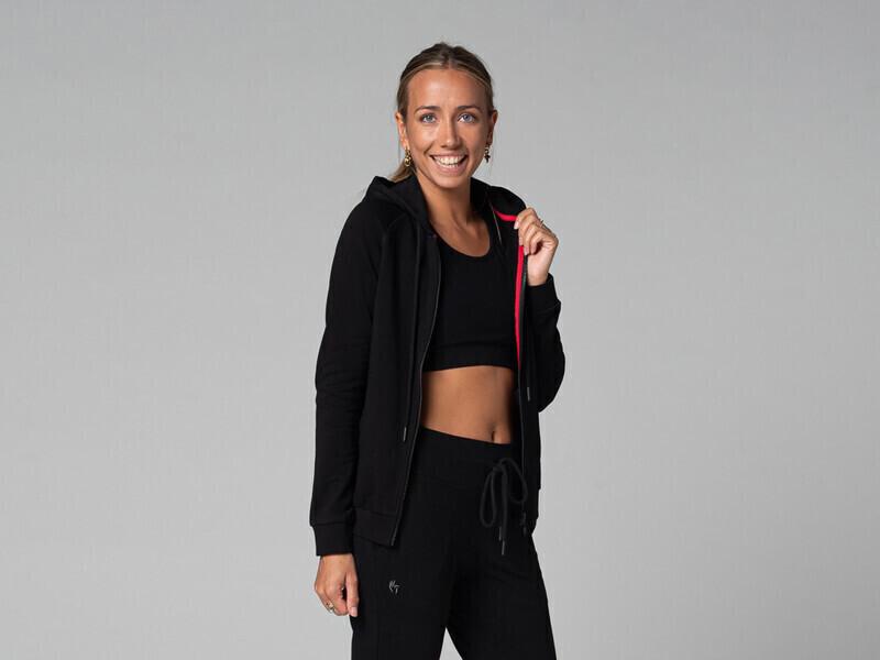 Sweat Capuche Femme - BioNoir - M thumbnail
